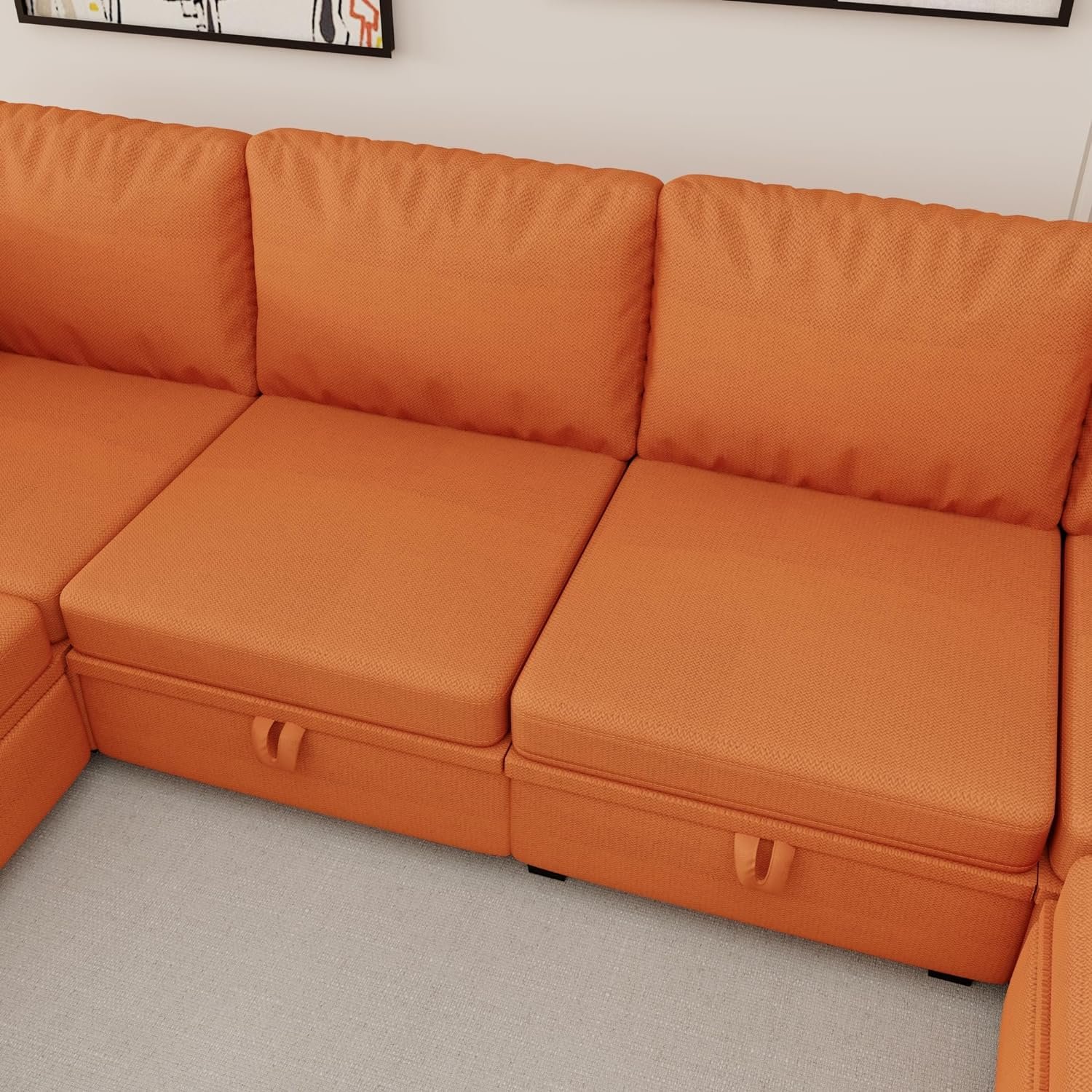 Modular Storage Sectional Sofa - Image 7