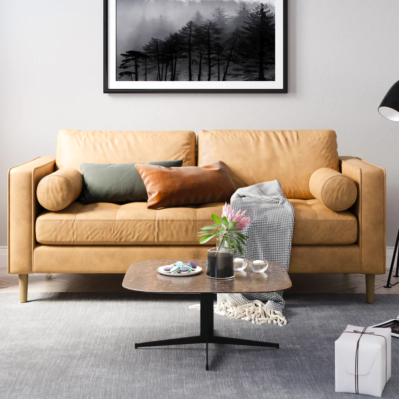 Palo Sofa 2.5 Seater Indonesian Leather Sofa - Image 9