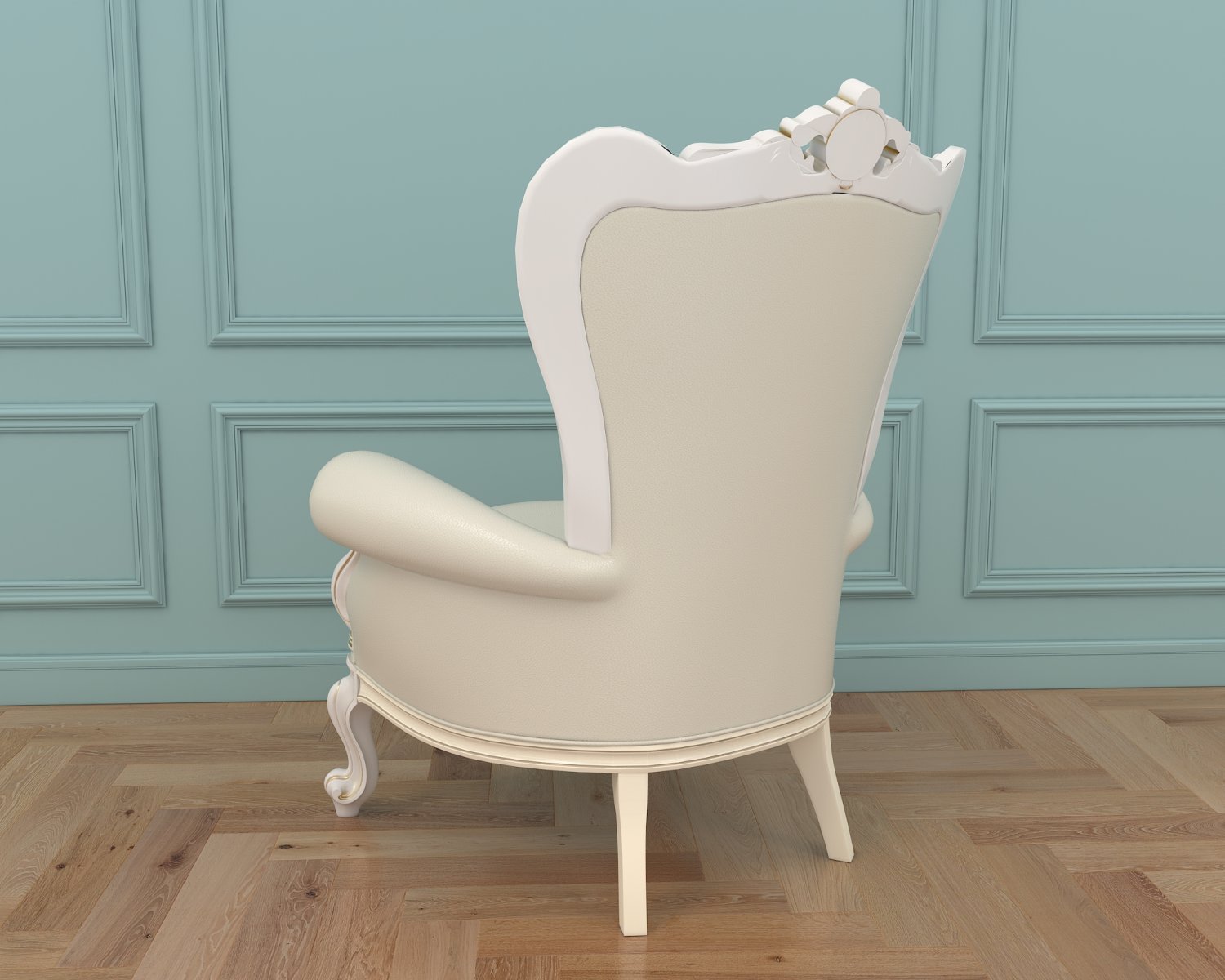 Classic armchair and table - Image 7