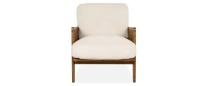 Logan Cream Crosshatch Chair