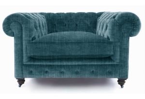 Alfie Chesterfield Velvet Armchair Chair