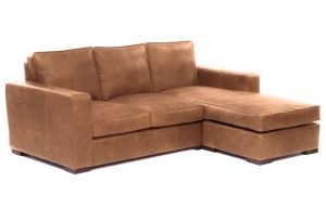 EXPRESS Battersea Medium Chaise End Sofa in Tribe Industria Leather